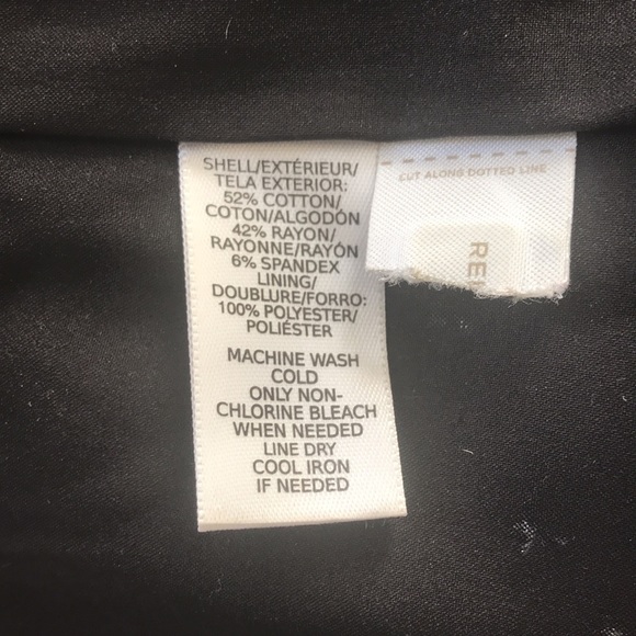 Ann Taylor Loft Black and Tan Polka Dot Skirt - Picture 8 of 8